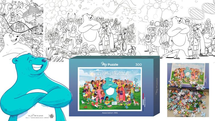 Puzzle illustration personnalisé